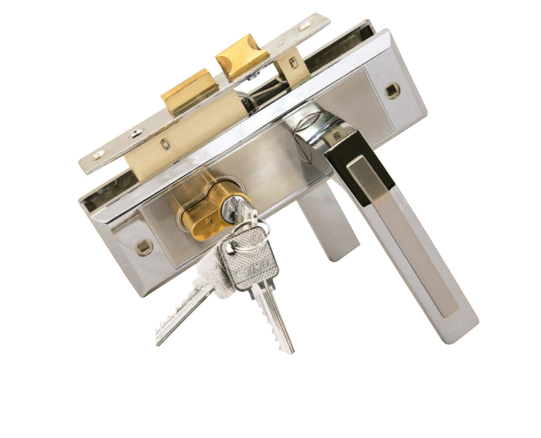 Bộ Khóa cửa thông phòng Việt Tiệp tay gạt 04502