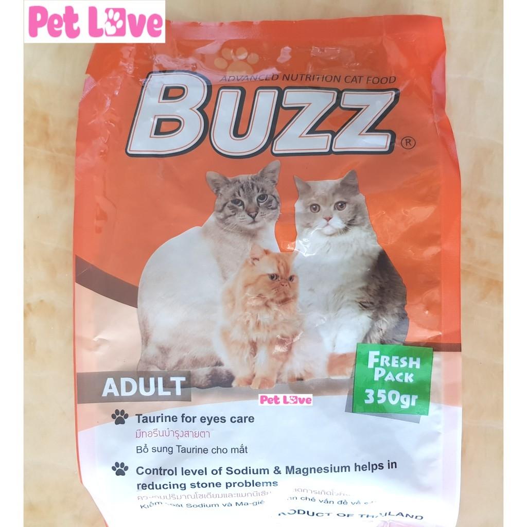 Thức ăn hạt Buzz cho mèo lớn (gói 350g)