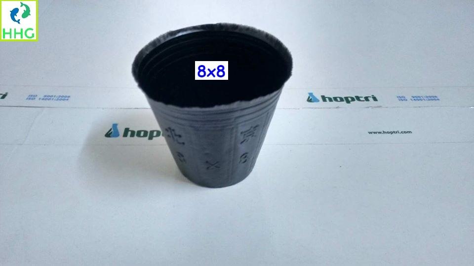 2KG CHẬU NHỰA MỀM ƯƠM CÂY (BỊCH, TÚI BẦU) 8x8 (2kg = khoảng 2230 chậu 8x8)