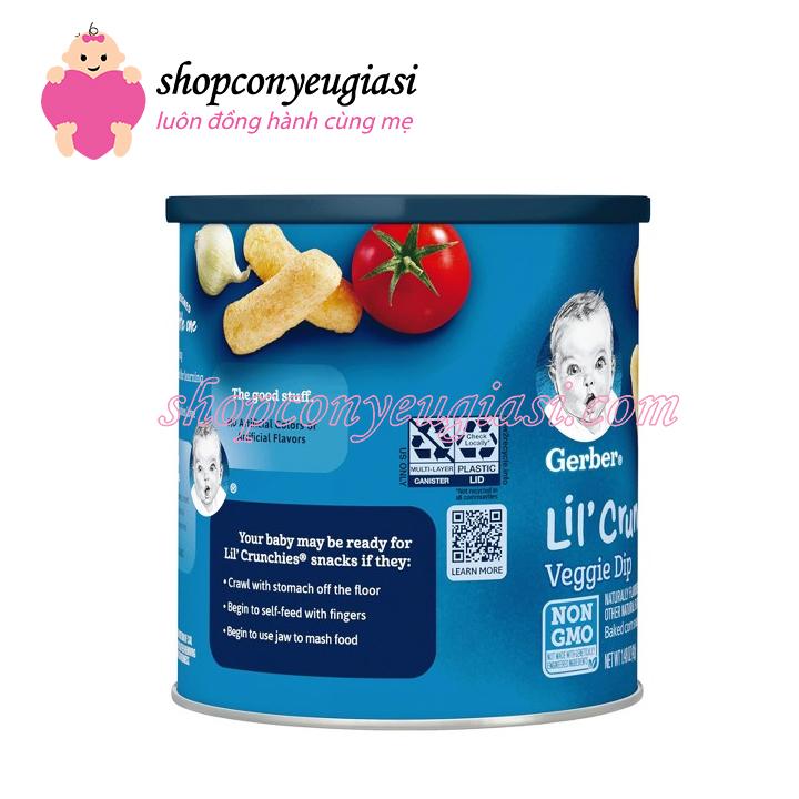 [HCM]Bánh Ăn Dặm Gerber Hình Que 42g - Vị Rau Củ