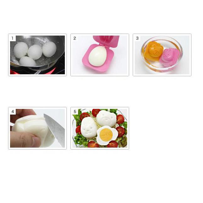 Bộ 6 khuôn ép cơm, bánh, trứng cho bé