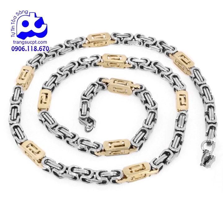 Dây chuyền inox nam cá tính cá tính không đen tại HCM - DCNA42