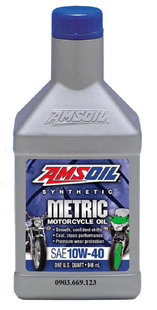 [HCM]Combo 1lít 3 nhớt AMSOIL METRIC 10W40