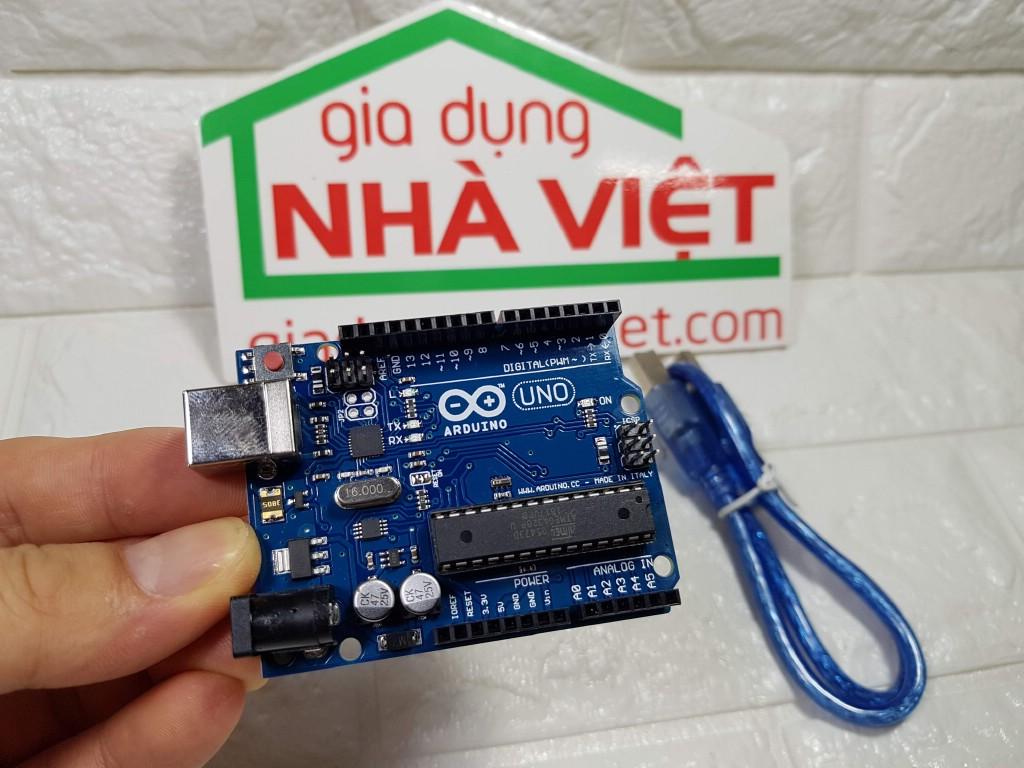 Bo mạch Arduino Uno R3 kèm cáp USB