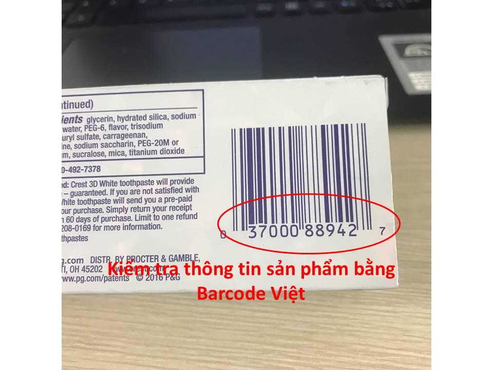 TUÝP KEM ĐÁNH RĂNG CREST 3D WHITE 116G