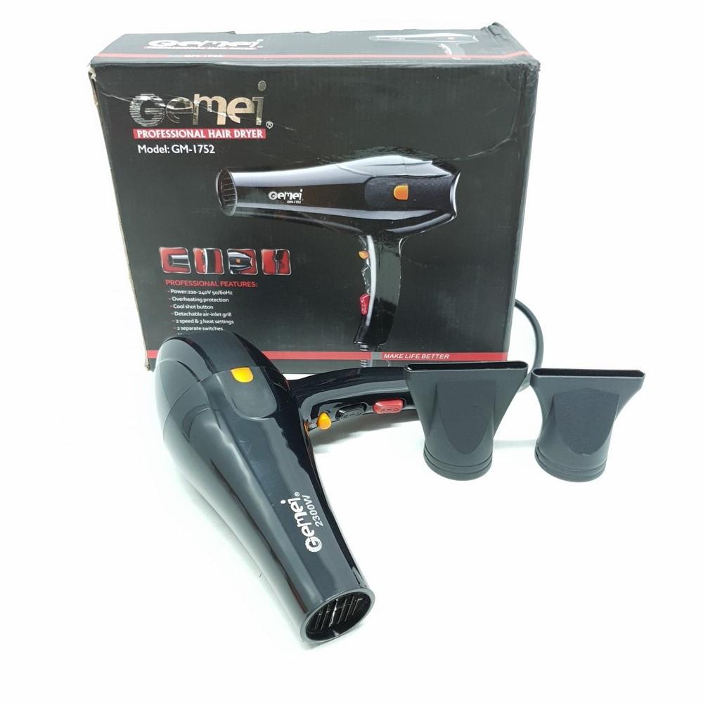 MÁY SẤY TÓC CAO CẤP 2 CHIỀU GEMEI GM-1752 2300W