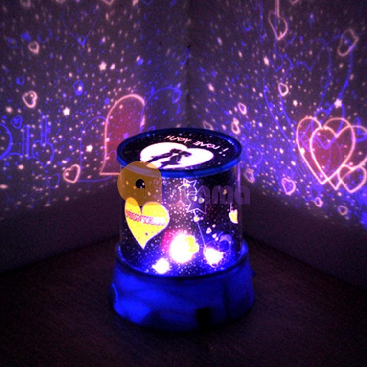 Đèn ngủ chiếu sao, trăng, tình yêu, pet Star Master 4.5V