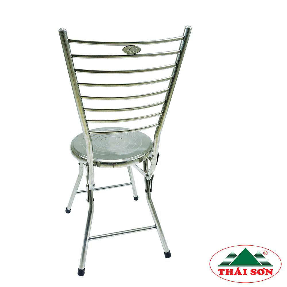 Ghế Xếp Lưng Tựa (Chất Liệu Inox)