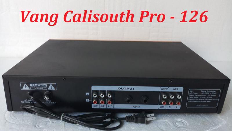 Vang cơ karaoke Calisouth Pro-126