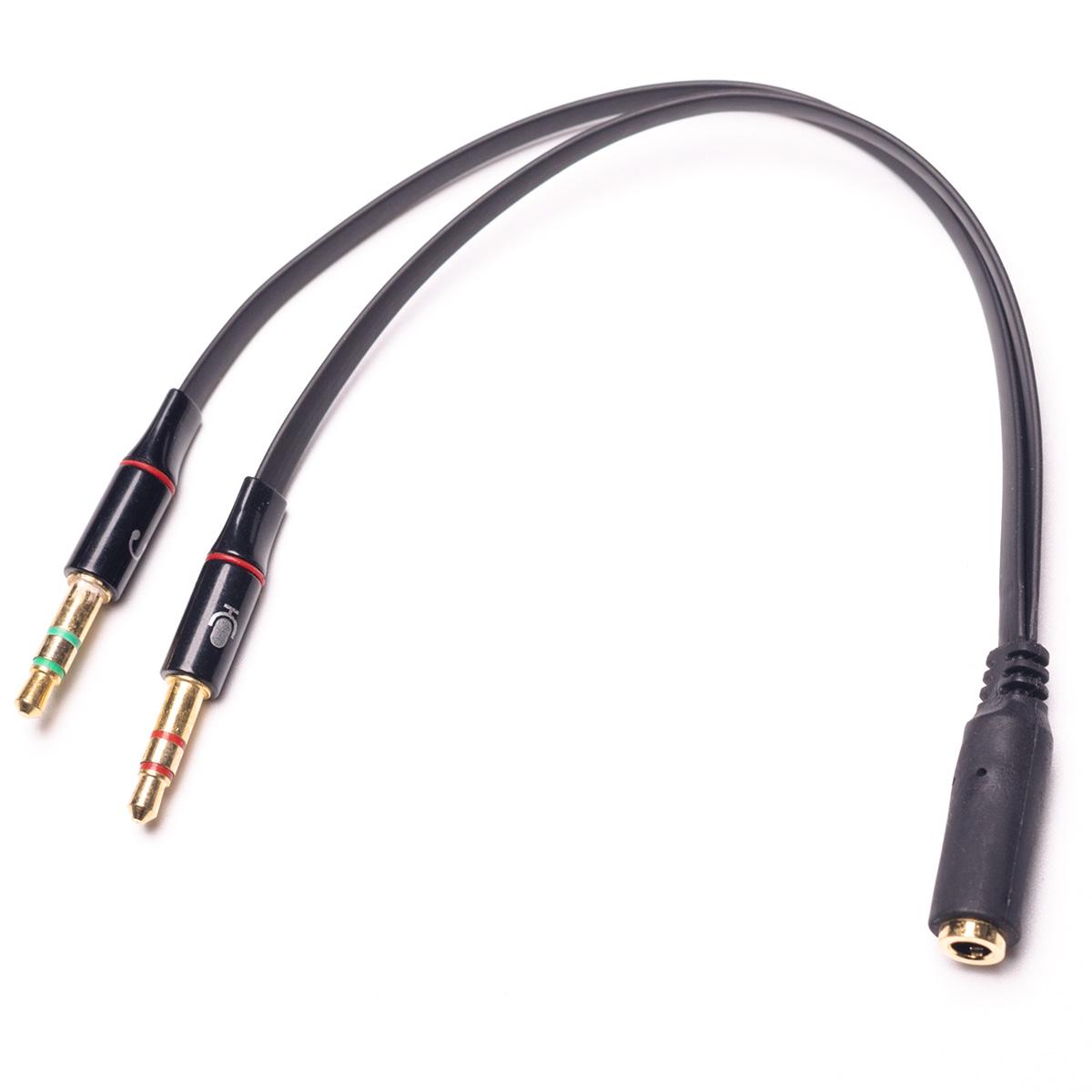 Cáp gộp Mic và Tai nghe cho máy tính