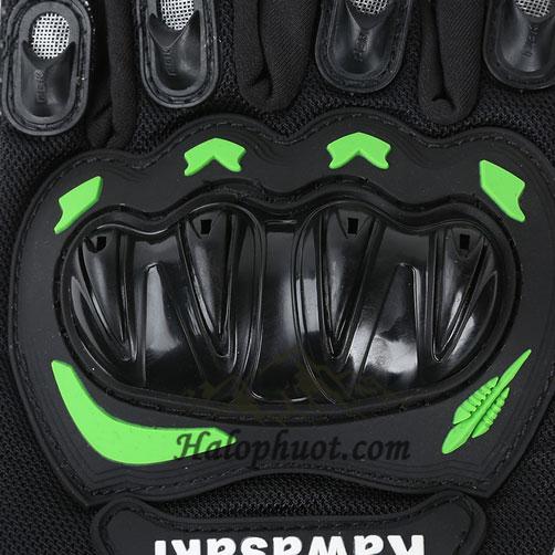 [HCM]Găng tay phượt Kawasaki dài ngón đen