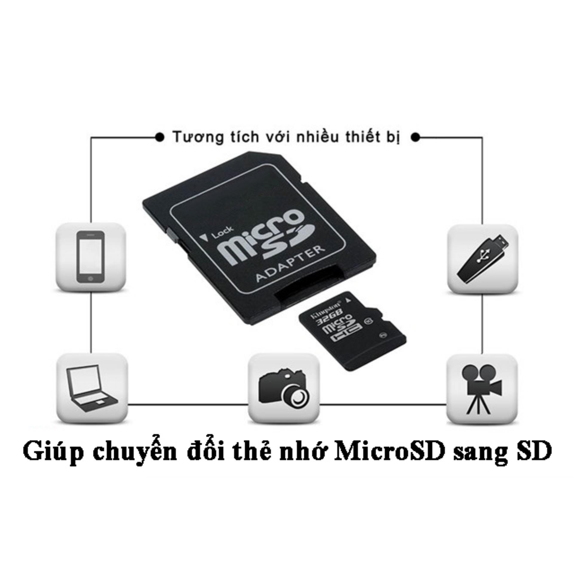 Thẻ nhớ MicroSD 16GB + Adapter PeepVN