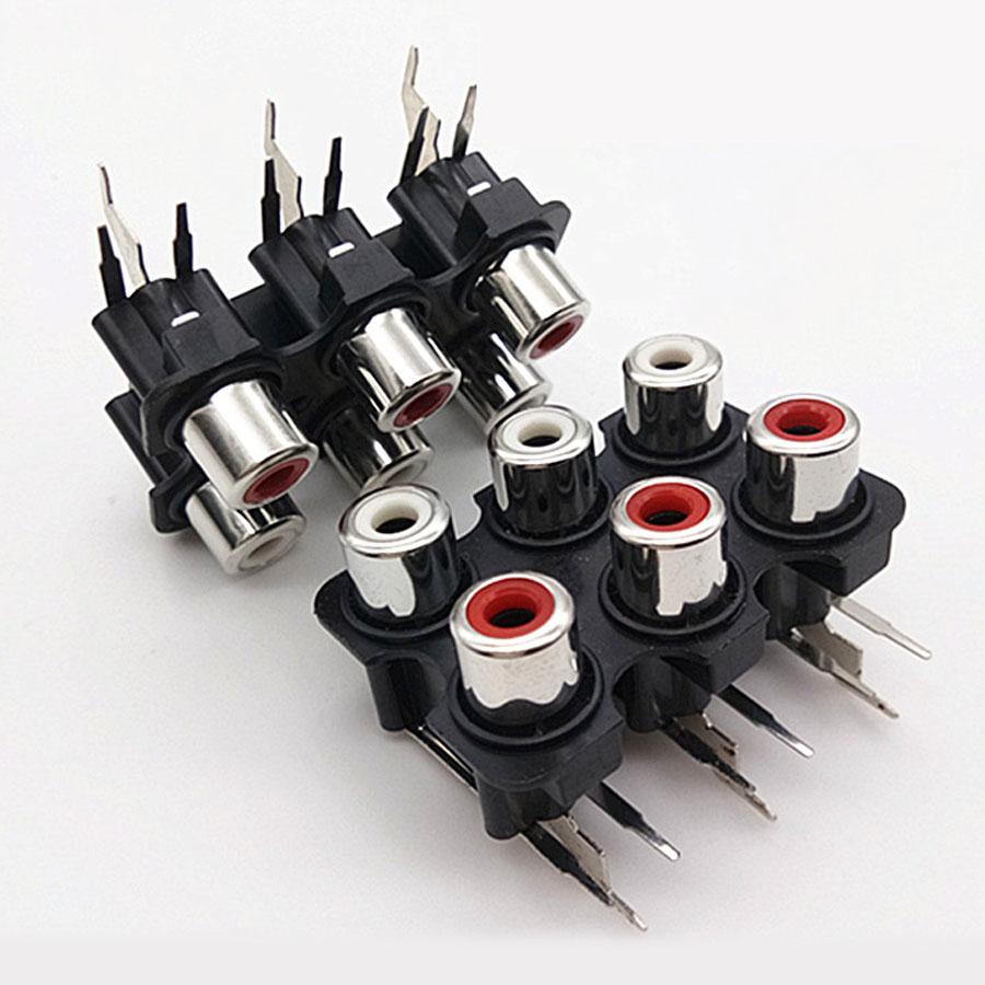Rắc hàn hoa sen av/ audio 6 đầu âm 1 chiếc