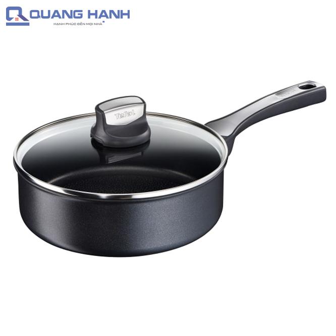 Quánh Tefal Expertise C6203272 24cm có nắp (Đen) - Hãng phân phối