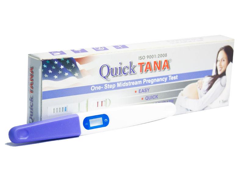 Bút Thử Thai Quicktana Test trực tiếp độ chính xác 100% giúp phát hiện thai sớm sau giao hợp 7 đến 10 ngày