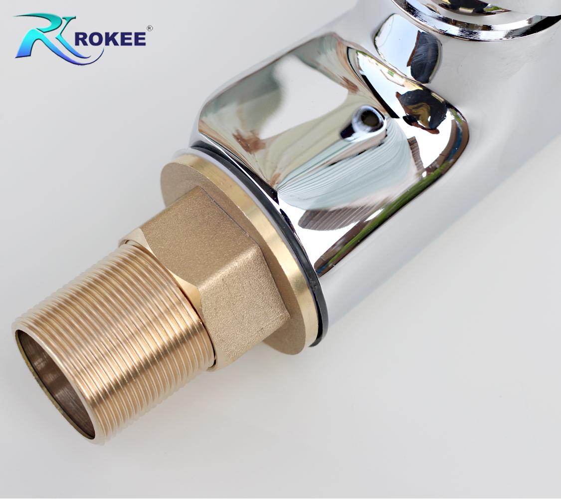 Vòi rửa chén nóng lạnh Rokee - DL104 (Trắng bạc)