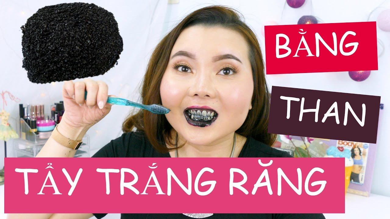 Bột tẩy trắng răng than hoạt tính teeth whitening
