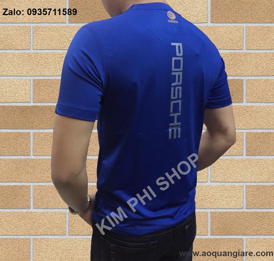 ÁO THUN THỂ THAO PORSCHE - MÀU XANH BÍCH