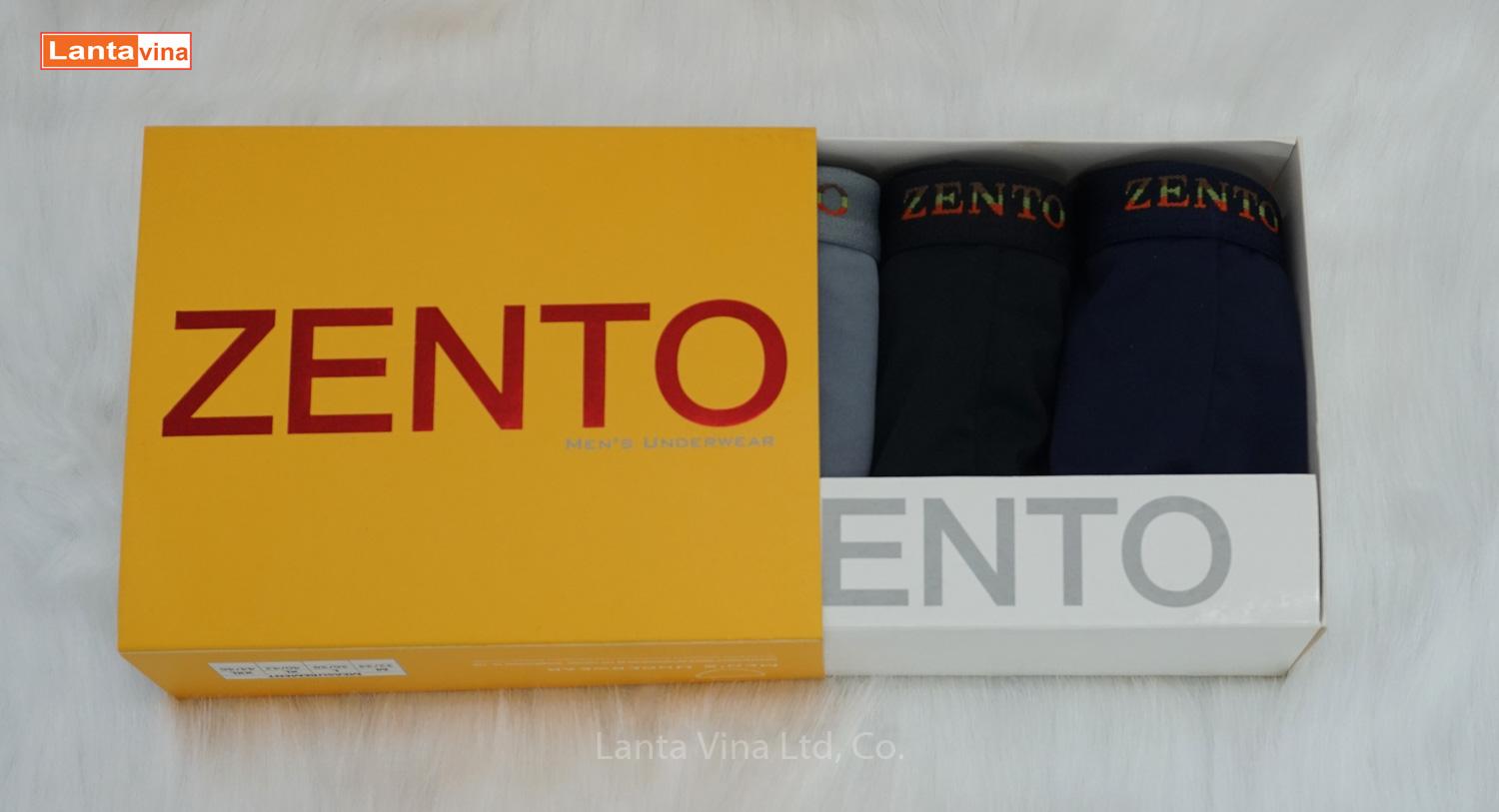 Combo 3 quần lót nam cao cấp Zento (thun lạnh pha lưới)