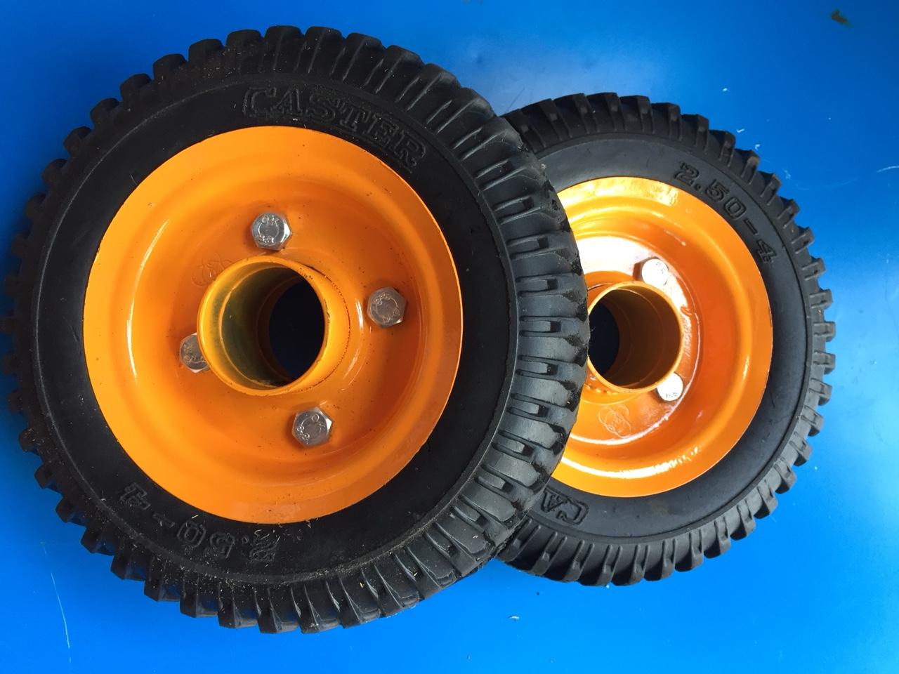 Bộ 4 bánh xe chịu tải, bộ 4 bánh xe 200 vàng siêu bền Tặng kèm 4 đôi bi 203 vừa bánh, bánh xe đẩy hàng