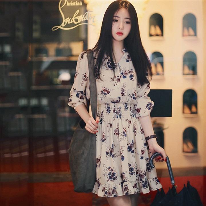 [HCM]Đầm Voan Cổ Điển Hàn Quốc - New Thoi Trang