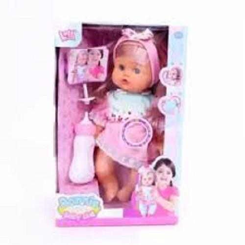 Bộ đồ búp bê sơ sinh dùng pin biết nói 12 tiếng, Bup be so sinh biet noi dung pin (kèm pin)