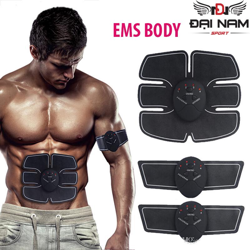 Bộ 3 miếng dán massage xung điện EMS Body tập cơ bụng 6 múi