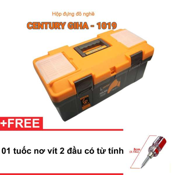 Hộp đựng đồ nghề Century Giha-1019 + Tặng 01 tuốc nơ vít