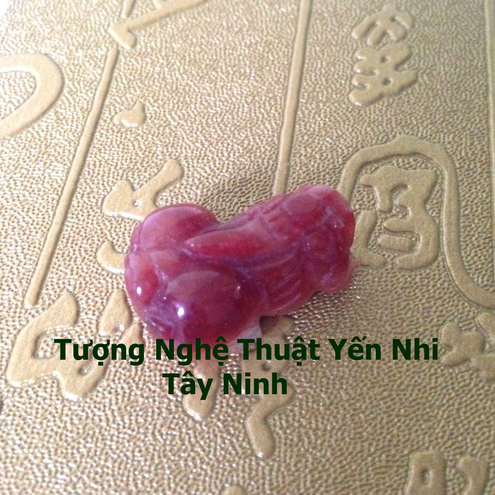 Mặt Nhẫn Tỳ Hưu Cẩm Thạch đỏ