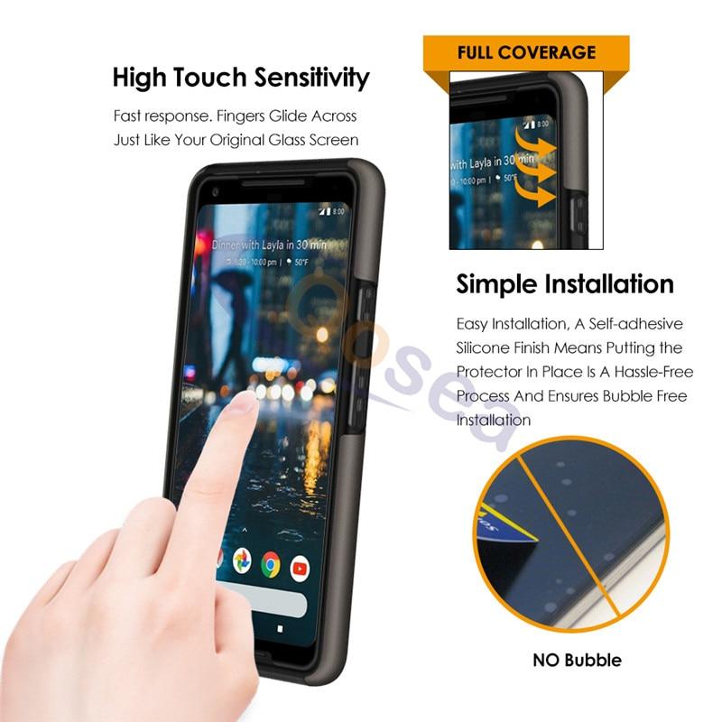 Miếng Dán 4D Full Màn Cho Google Pixel 2XL (Đen)
