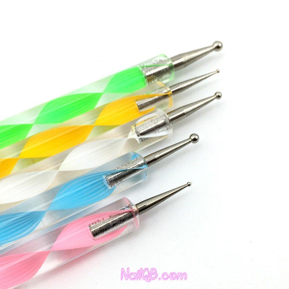 [HCM]Set 5 cọ vẽ móng chấm bi