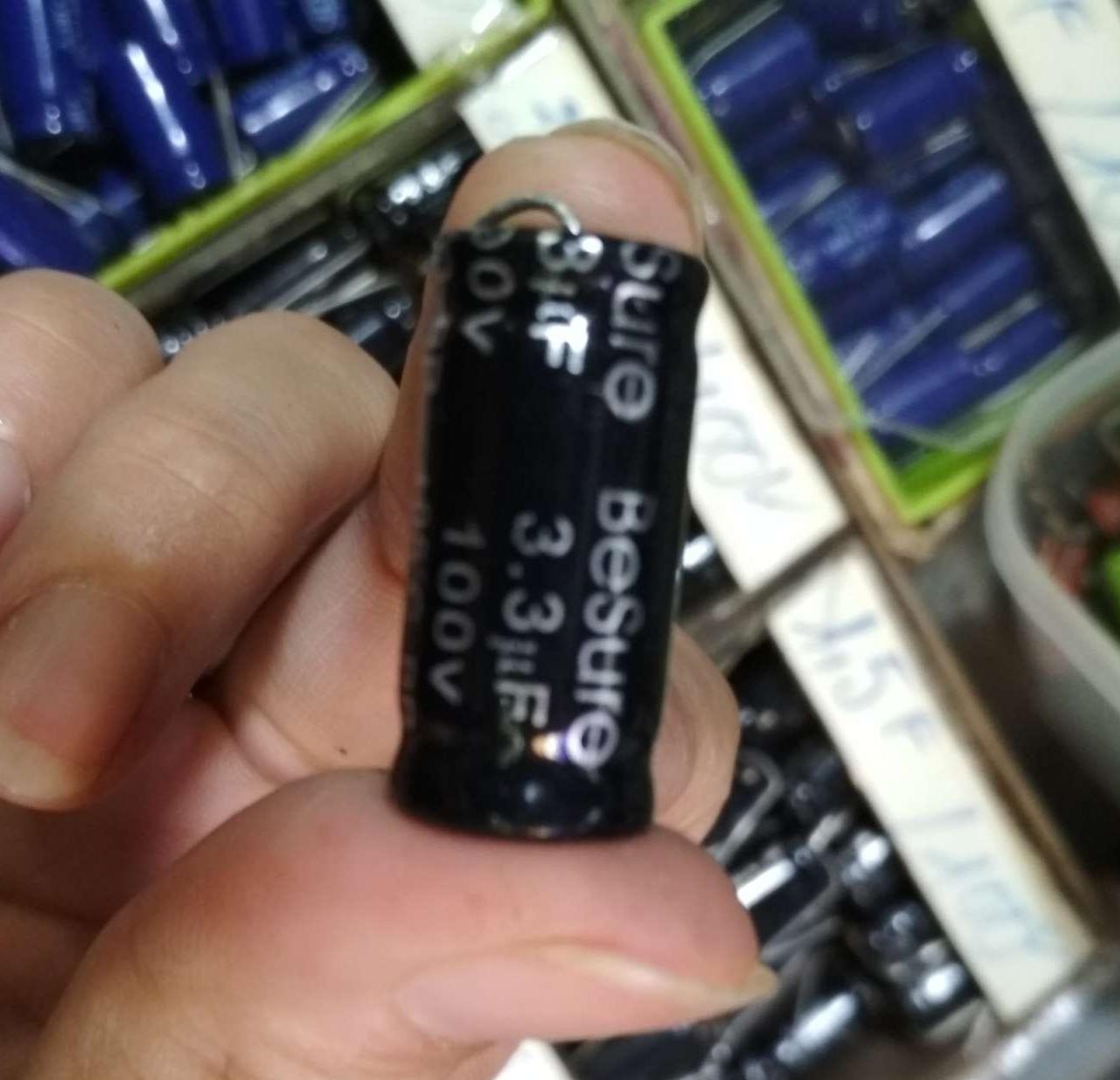 5 tụ loa 3.3 mf 100 v besue tốt