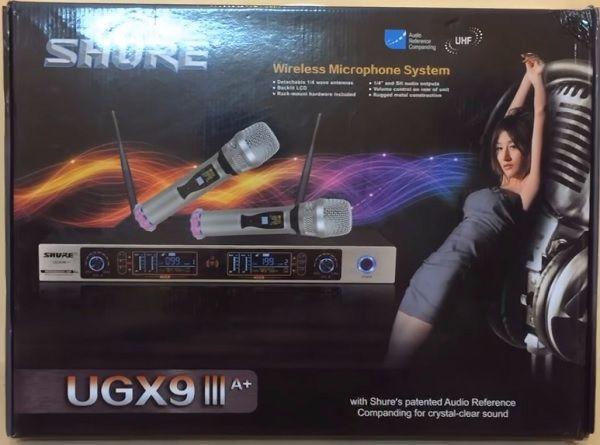 Micro Karaoke Shure UGX9III A+