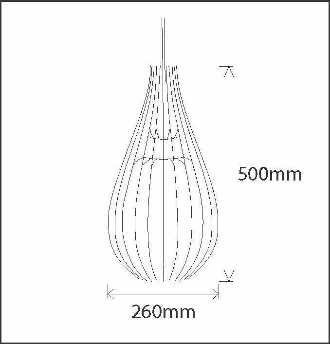 Đèn trang trí trần bằng gỗ Wood Pendant Light Chandelier