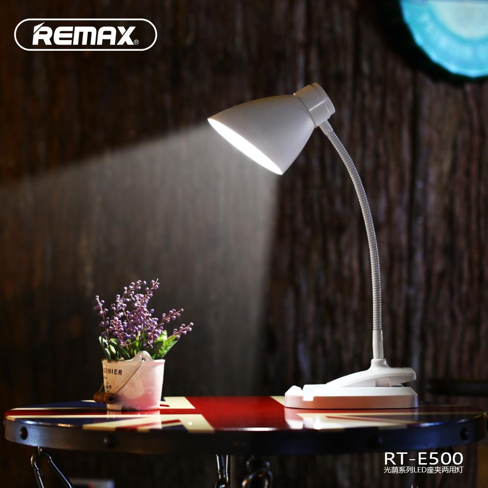 Đèn LED tích điện thông minh chống cận để bàn đa chức năng Remax - E500-2019