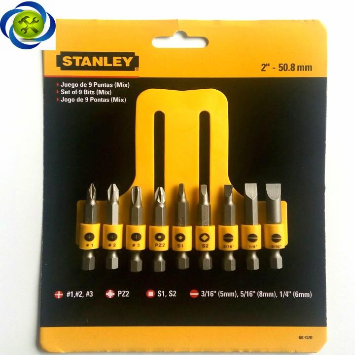 [HCM]MŨI VẶN VÍT 9 CHI TIẾT STANLEY 68-070