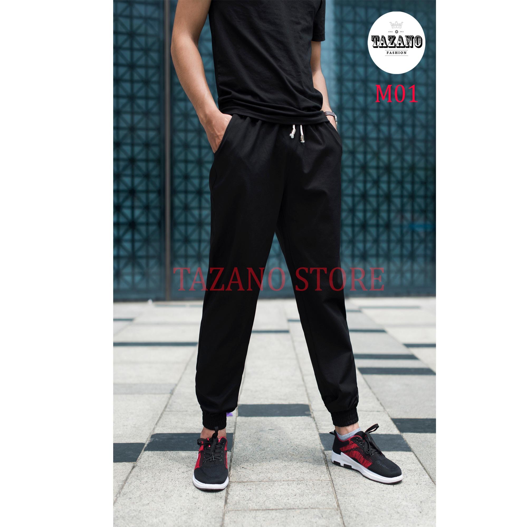 Quần Jogger Kaki Nam/Nữ Co Giãn 4 Chiều Hàng Xuất Khẩu (Màu Đen)