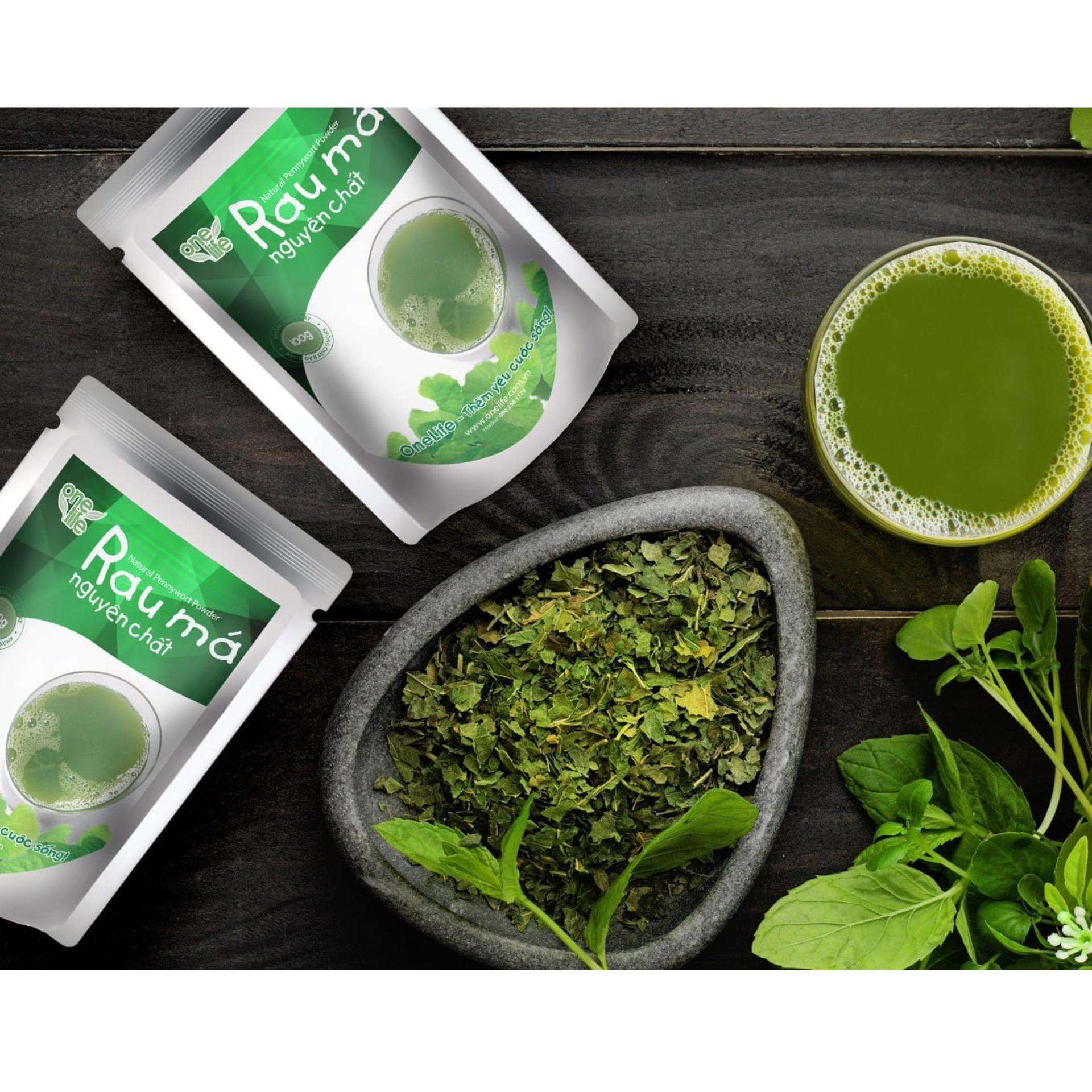 BỘT RAU MÁ HUẾ NGUYÊN CHẤT ONELIFE – Bịch 100gr
