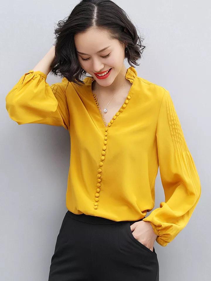 tk489n-sơ mi nữ tay dài s-6xl