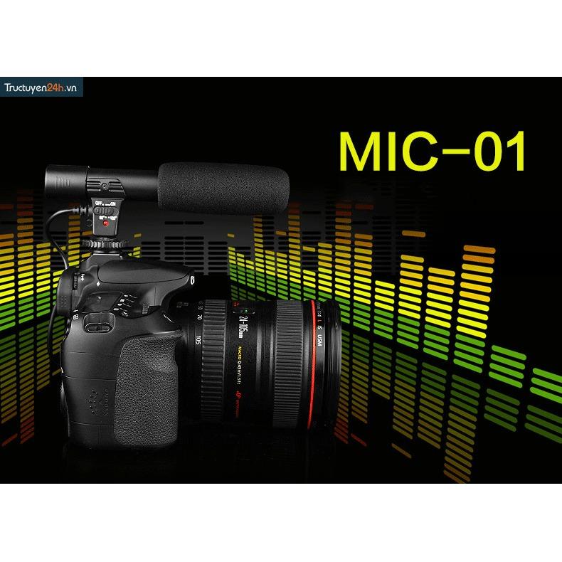 Microphone Si Dande MIC-01 dùng cho máy ảnh Canon/Nikon