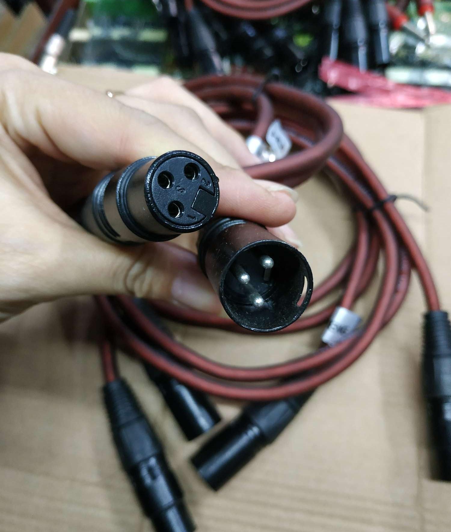 Dây Canon Đực Cái dài 1M  combo 2 sợi