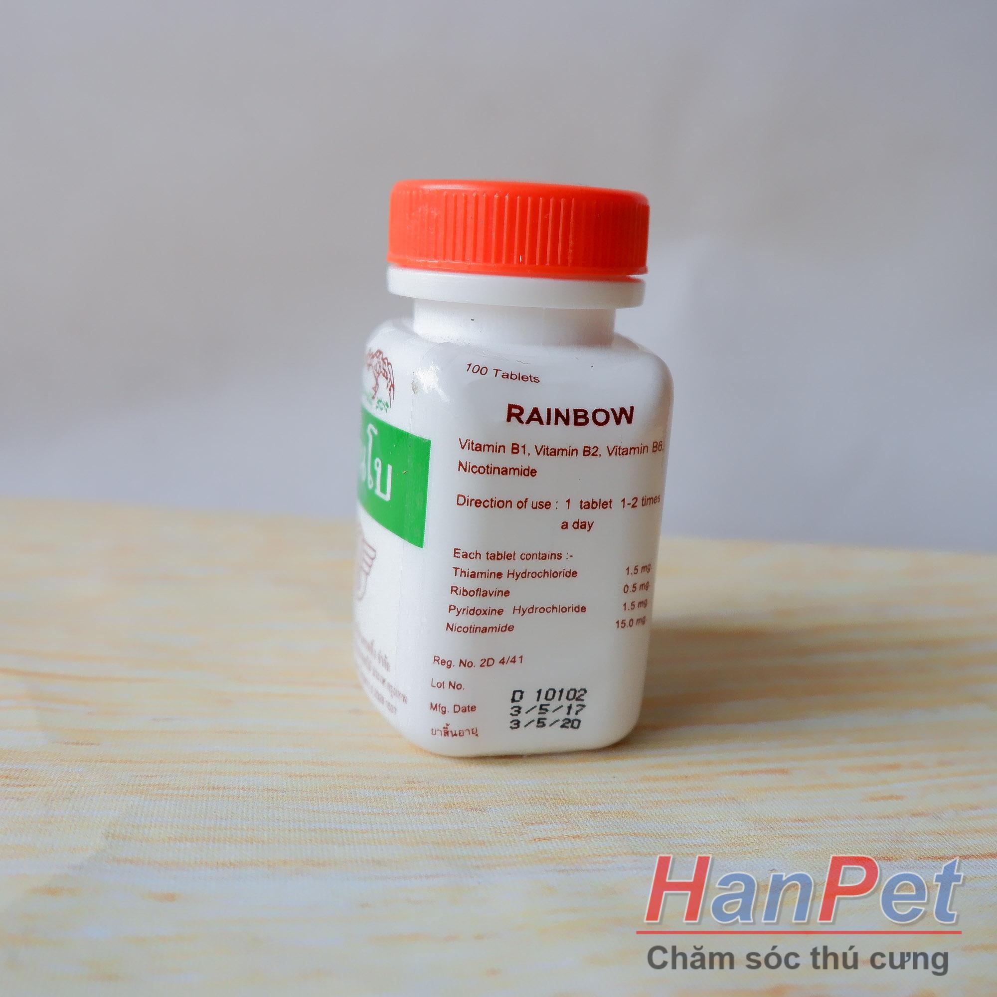 RAINBOW thuốc tăng lực tăng cơ bắp gà chọi Thái lan