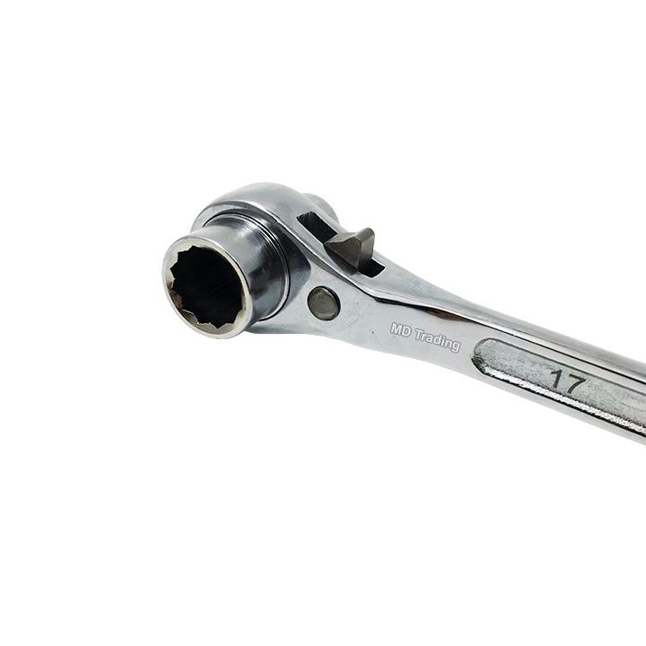 Cờ lê 2 đầu tuýp đuôi chuột 13-17mm Linbon  (Đen)
