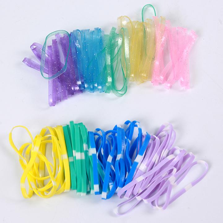 Bộ 100 thun buộc tóc Uniband – nịt buộc tóc