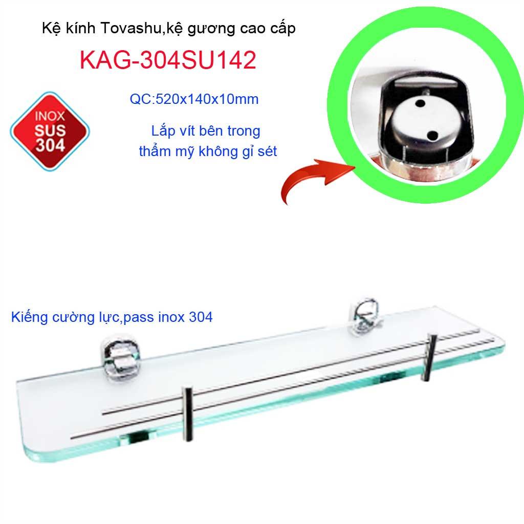 Kệ kính nhà tắm, kệ kiếng, kệ gương Tovashu KAG-304SU142