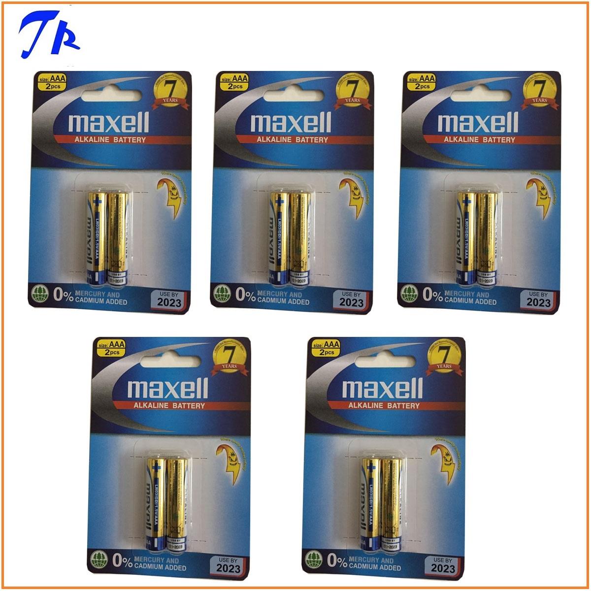 [HCM]Pin Maxell AAA alkaline pin đũa AAA maxell ( vỉ 2 viên)