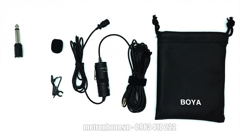 MIC THU ÂM CHO ĐIỆN THOẠI VÀ MÁY ẢNH BOYA BY-M1
