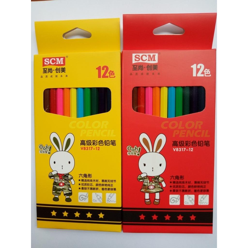 [HCM]Bút chì màu V8317-12 (12 màu)