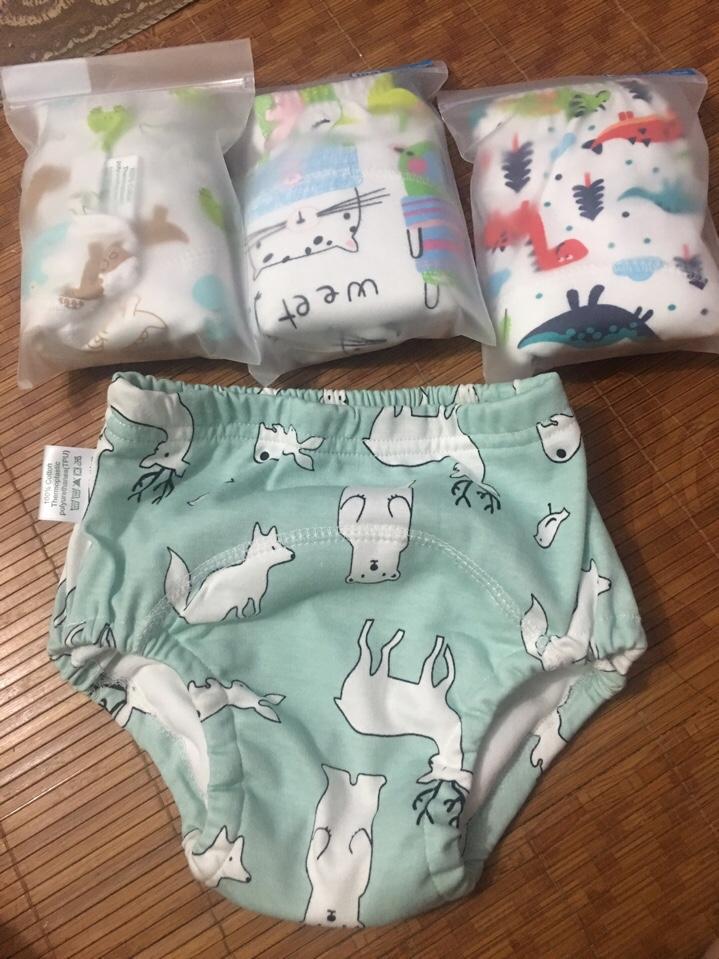 Combo 6 Quần tập bỏ bỉm cho bé hàng 7 lớp CAO CẤP size 100 cho bé 9-13kg
