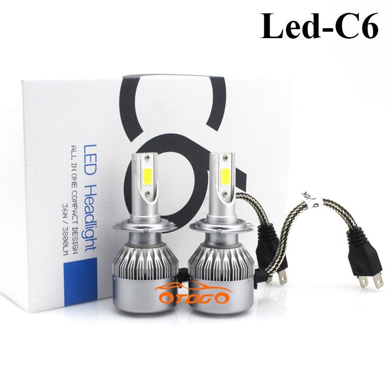 Bóng đèn led siêu sáng c6 cho ô tô - xe máy